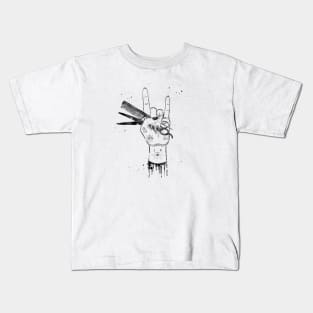 Hairstylist Art Kids T-Shirt